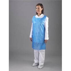 Heavy Duty Blue Aprons On A Roll - Roll Of 200