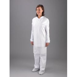 Light Duty White Aprons On A Roll - Roll Of 200