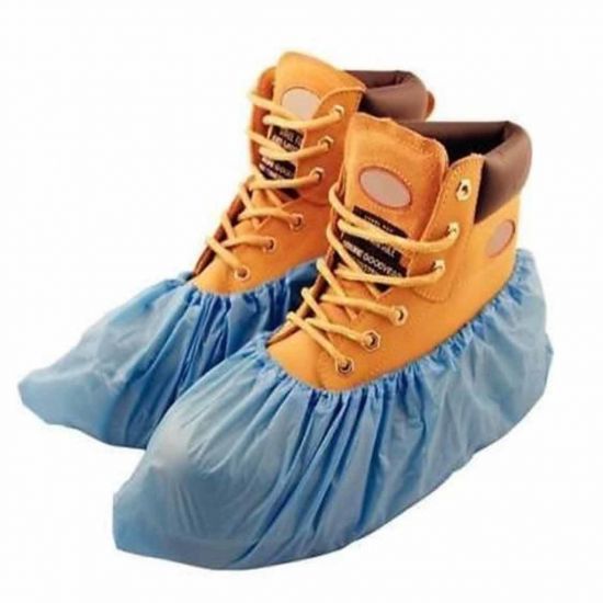 Blue Disposable CPE Over Shoes 14 Inch - Pack Of 100 PP2030