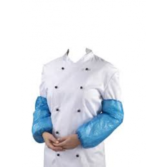Blue Disposable Polythene Over Sleeves - Pack Of 100 PP2032