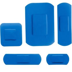Blue Assorted Hygienic Plasters - Pack Of 100