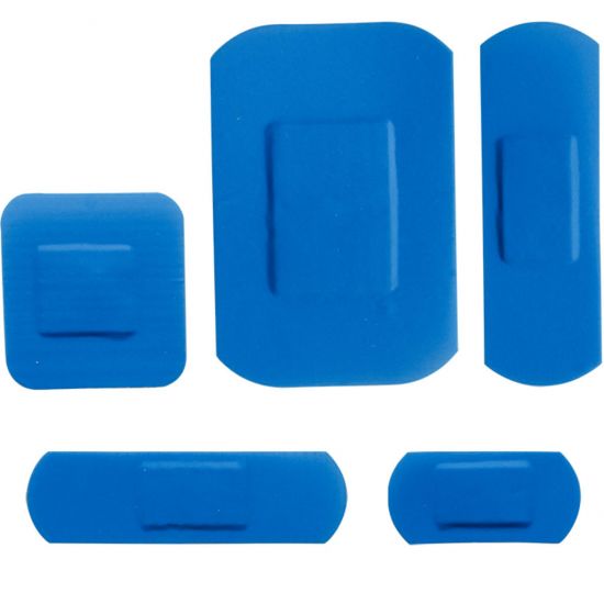Blue Assorted Hygienic Plasters - Pack Of 100 PP5010