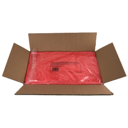 Large Red Laundry Sacks With Dissolvable strip - Box of 200