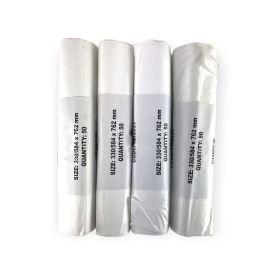 White Strong 13x23x30 Inch Swing Bin Liners - Box Of 500 WM1021