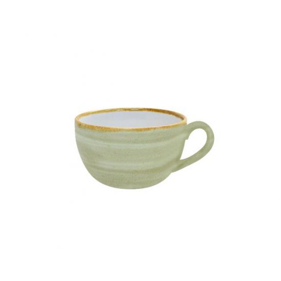 Java Decorated Teacup Meadow Green 20cl 7oz Qty 12 IG 01301HMG