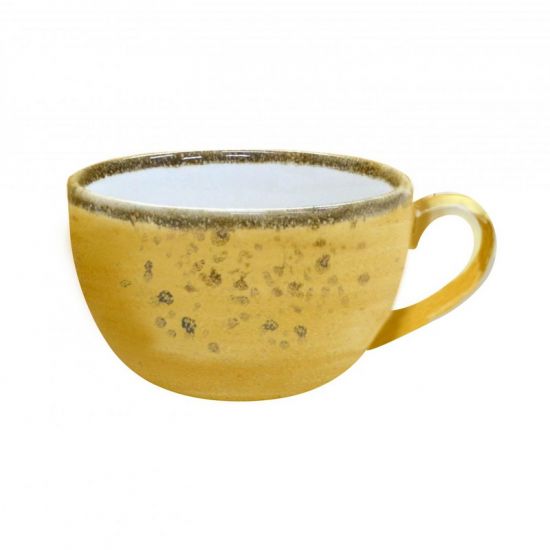 Java Decorated Teacup Sunrise Yellow 20cl 7oz Qty 12 IG 01301HSY