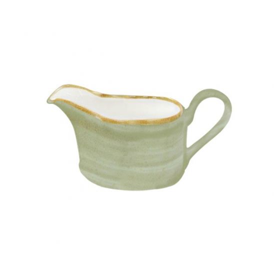 Java Decorated Sauce Boat Meadow Green 36cl 12.7oz Qty 6 IG 01561MG