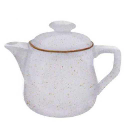 Java Decorated Teapot Barley Cream 46cl 16oz Qty 4 IG 01663/4HBC