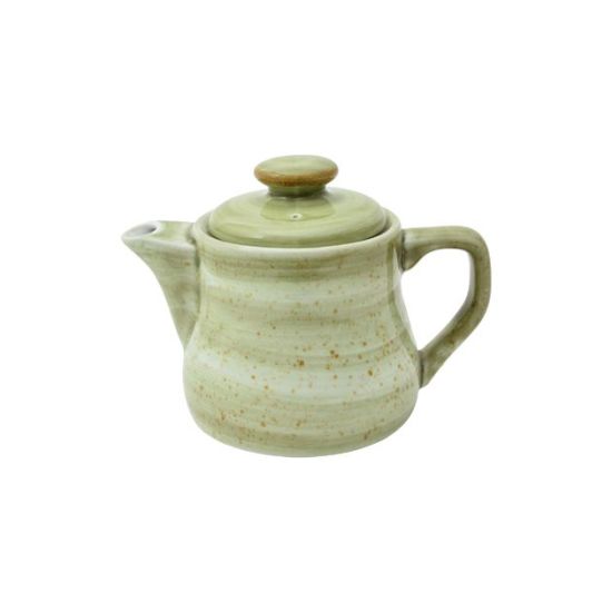Java Decorated Teapot Meadow Green 46cl 16oz Qty 4 IG 01663/4HMG Java Decorated Teapot Meadow Green 46cl 16oz Qty 4 IG 01663/4HMG