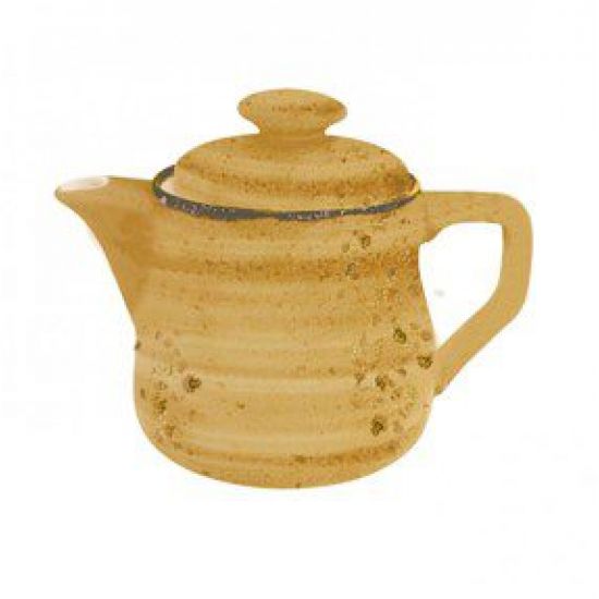 Java Decorated Teapot Sunrise Yellow 46cl 16oz Qty 4 IG 01663/4HSY