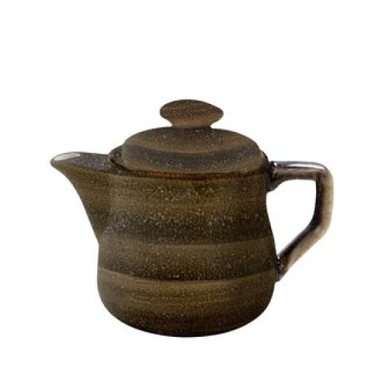 Java Decorated Teapot Woodland Brown 46cl 16oz Qty 4 IG 01663/4HWB Java Decorated Teapot Woodland Brown 46cl 16oz Qty 4 IG 01663/4HWB