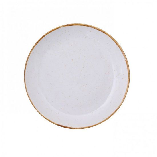Java Decorated Coupe Plate Barley Cream 33cm 13 Inches Qty 6 IG 02130HBC Java Decorated Coupe Plate Barley Cream 33cm 13 Inches Qty 6 IG 02130HBC