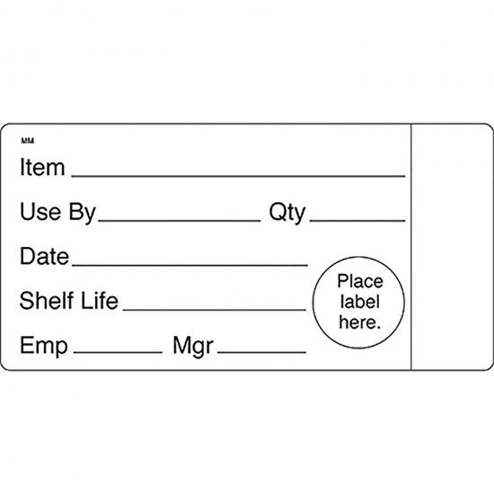 Daymark Shelf Life Labels Qty 500 IG 114750 Daymark Shelf Life Labels Qty 500 IG 114750