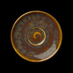 Vesuvius Amber Saucer 15.25cm (1 x 12)