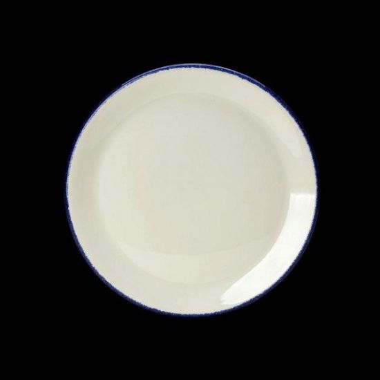 Blue Dapple Plate Coupe 25.5cm 10 Inches Qty 24 IG 17100566 Blue Dapple Plate Coupe 25.5cm 10 Inches Qty 24 IG 17100566