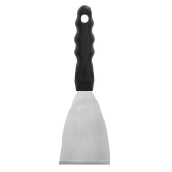 Black Ergonomic Handled Stainless Steel Scraper 9.5 Inches