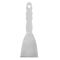 White Ergonomic Handled Stainless Steel Scraper 9.5 Inches