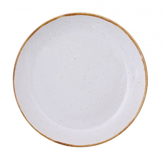 Java Decorated Coupe Plate Barley Cream 27cm 10.6 Inches Qty 6 IG 36110BC Java Decorated Coupe Plate Barley Cream 27cm 10.6 Inches Qty 6 IG 36110BC