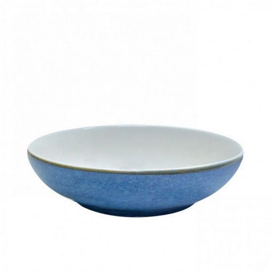 Java Decorated Salad Bowl Horizon Blue 22.5cm 9 Inches Qty 6 IG 36840HB