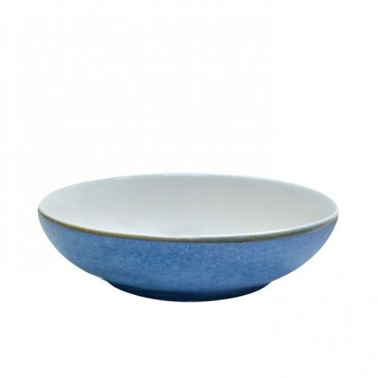 Java Decorated Salad Bowl Horizon Blue 22.5cm 9 Inches Qty 6 IG 36840HB