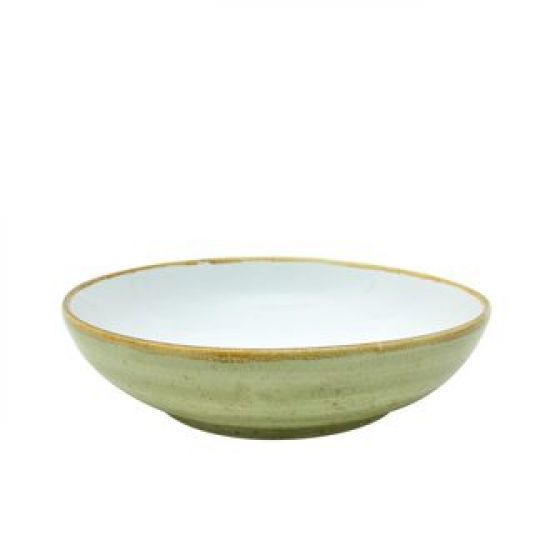 Java Decorated Salad Bowl Meadow Green 22.5cm 9 Inches Qty 6 IG 36840MG