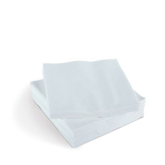 Dinner Napkins 3 Ply 4 Fold 39cm White Qty 1200 IG 477577