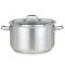 28cm/10.5L Prof. Stainless Steel Stew Pan And Lid