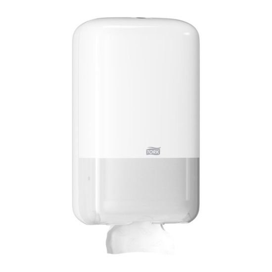 Tork Elevation Folded Toilet Paper Dispenser White 15.9x27.1x12.8cm IG 556000 Tork Elevation Folded Toilet Paper Dispenser White 15.9x27.1x12.8cm IG 556000