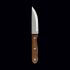 Varick Tapered Serrated Blade - Pineapple Wood Handle with Rivets (1 x 12)