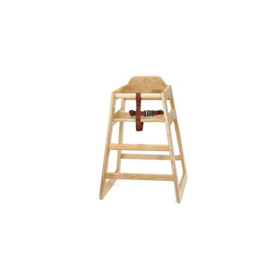 High Chair Unassembled Natural 20x19x26.75 Inches IG 65EU