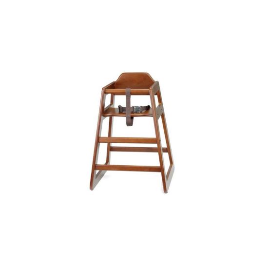 High Chair Unassembled Walnut 20x19x26.75 Inches IG 66EU High Chair Unassembled Walnut 20x19x26.75 Inches IG 66EU