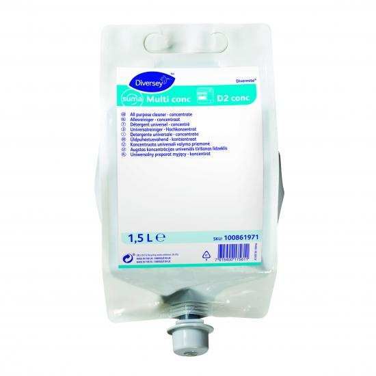 Suma Multi Conc D2 Conc Multi Surface Cleaner 1.5L IG 7010023 Suma Multi Conc D2 Conc Multi Surface Cleaner 1.5L IG 7010023