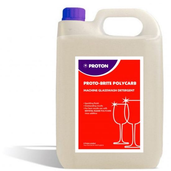 Proton Polycarbonate Glasswash Starter Pack 5 Litre X2 IG 70979