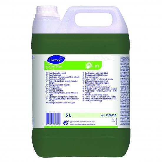 Suma Star D1 Hand Washing Up Liquid 5L IG 7508226 Suma Star D1 Hand Washing Up Liquid 5L IG 7508226