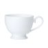 White Bone China Footed Tea Cup 22cl