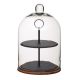 Kitchencraft Slate Stands Two Tier Slate Serving Set 22x31cm IG ART2TDOME Kitchencraft Slate Stands Two Tier Slate Serving Set 22x31cm IG ART2TDOME