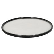 Caviar Granite Porcelain High Rim Plate, 26.5cm (1 x 4)