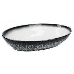 Caviar Granite Porcelain Bowl, Oval, 25x17cm (1 x 4)
