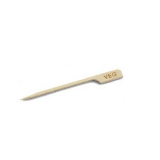 Bamboo Paddle Picks 4.5 Inches X100 IG BAMP45