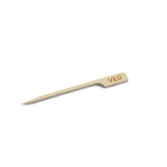 Bamboo Paddle Picks 4.5 Inches X100 IG BAMP45