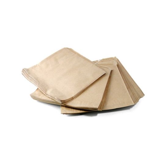 Brown Kraft Bags Strung 10x10 Inches Qty 1000 IG BKP-B10/10