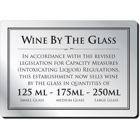 Wine By The Glass 125ml 175ml And 250ml Bar & Restaurant SiGastronorm 14.8 X 21cm IG BL007