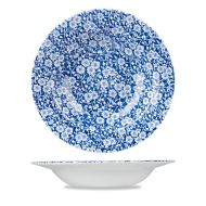 Victorian Calico Prague Profile Rimmed Soup 9.75 Inches Box 6