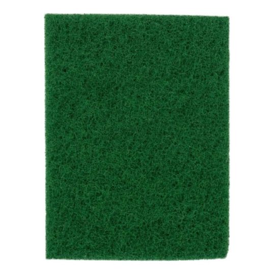 Heavy Duty Thick Green Scourers - Pack Of 10 CAT3002A