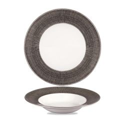 Bamboo Spinwash Dusk Wide Rim Bowl 9 1/2 Inches Box 12