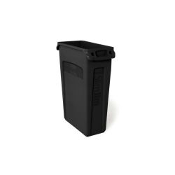 Slim Jim Vented Bin Black 87L (Each)