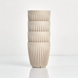 8oz Natural Reusable Coffee Cups (1 X 48)