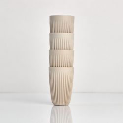 12oz Natural Reusable Coffee Cups (1 X 48)