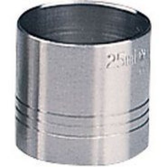 Thimble Measures Stainless Steel 25ml IG MB4286