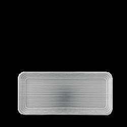 Harvest Norse Grey Organic Coupe Rect Platter 13 3/4X6 1/4 Inch